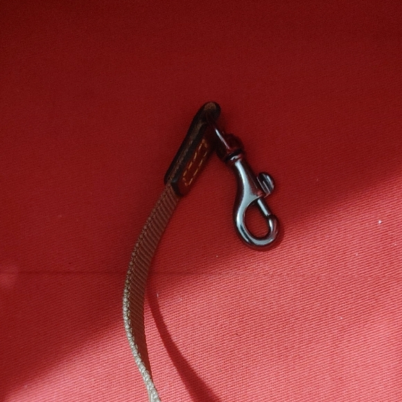 Vintage Dooney And Bourke Purple Blakely Leather-Trimmed Women's Satchel - Picture 5 of 6